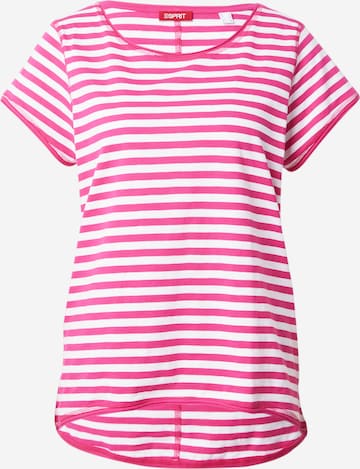 T-shirt ESPRIT en rose : devant