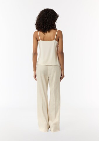 COMMA Topp i beige: baksida