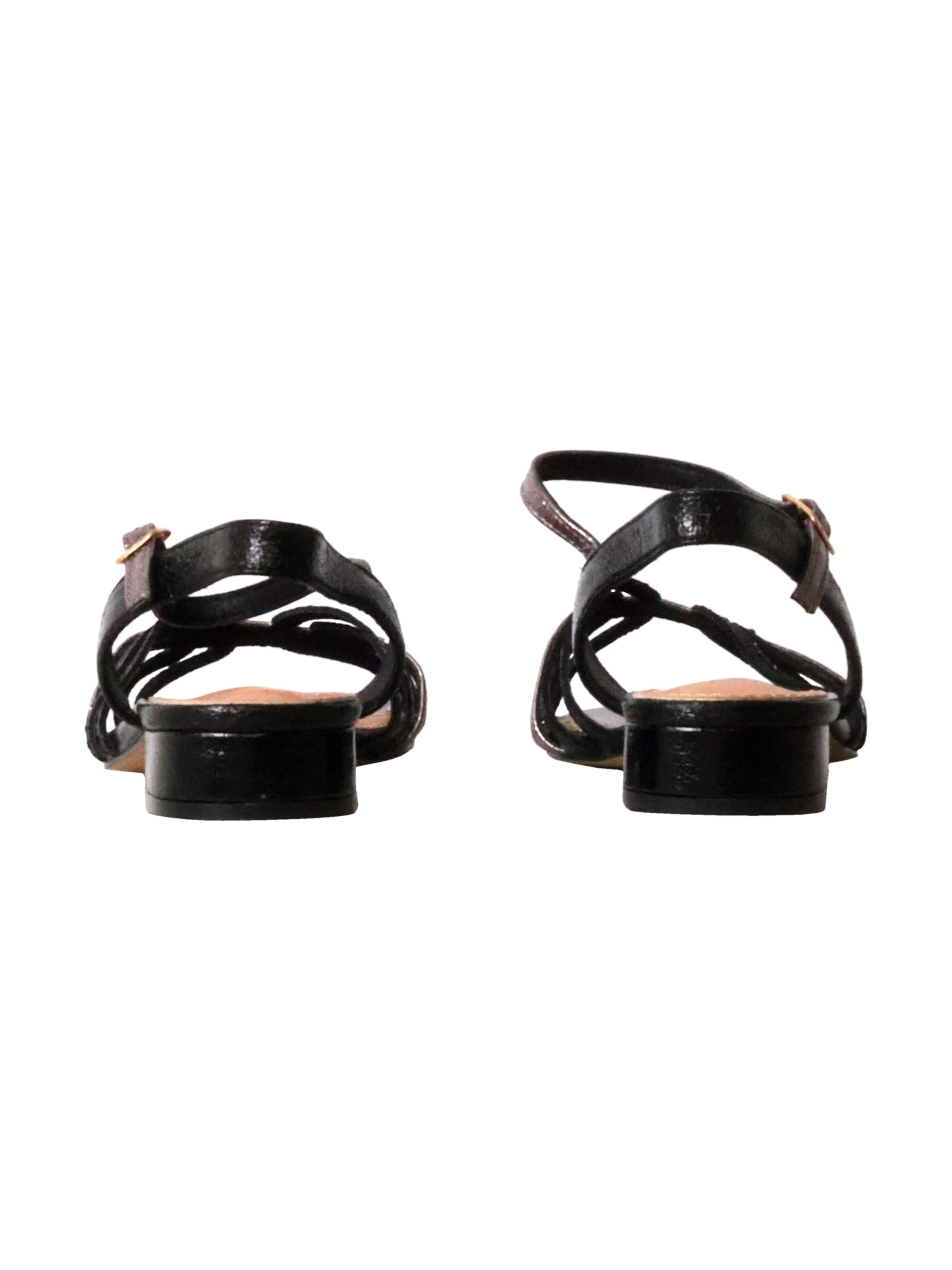 POTI PATI Sandaal 'Supermodische Riemchensandalen' in Zwart