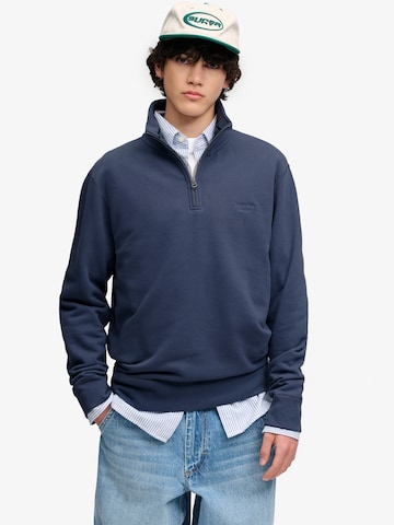 Sweat-shirt 'ESSENTIAL' Superdry & Co en bleu : devant