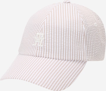 TOMMY HILFIGER Cap in Beige: front