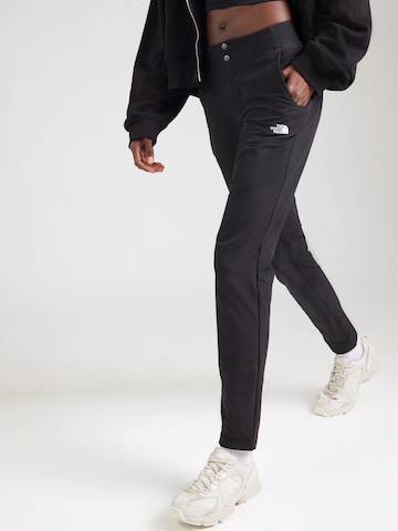 Coupe slim Pantalon outdoor 'QUEST' THE NORTH FACE en noir : devant