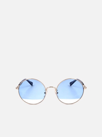 FURLA Sunglasses 'Shiny Light Gold' in Mixed colours