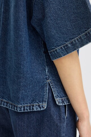 ICHI Blouse 'KAMINA ' in Blauw