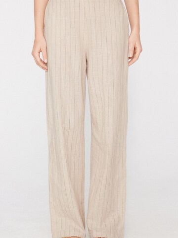 Tezenis Wide leg Pants in Beige
