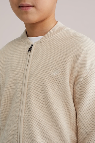 WE Fashion Вязаная кофта 'Jongens' в Бежевый