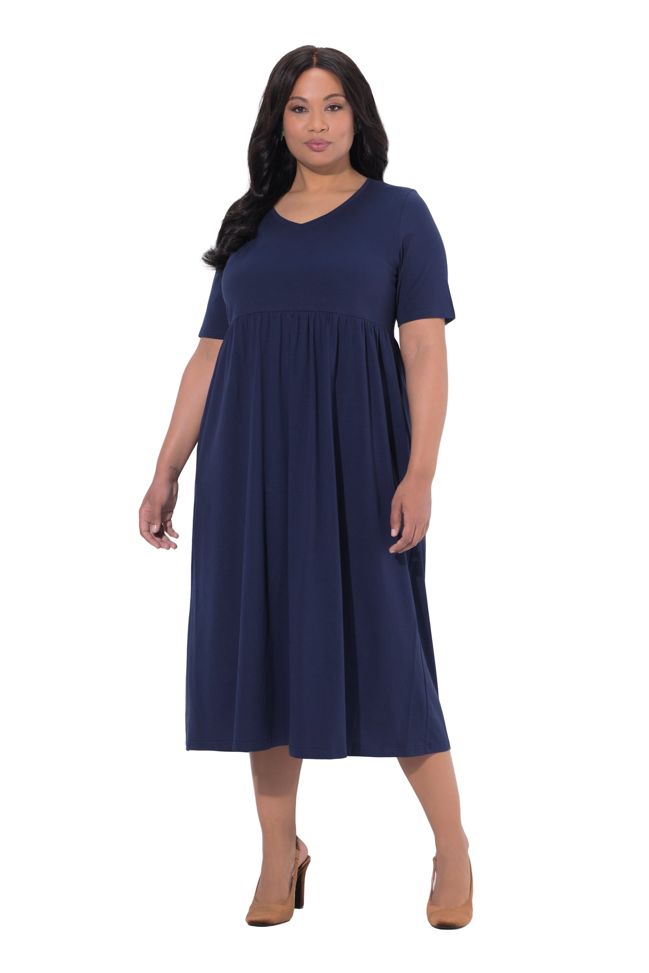 Ulla Popken Zomerjurk in Blauw: voorkant