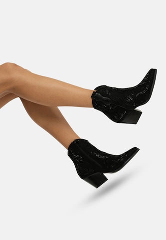 Stivale da cowboy di Salinyang in nero