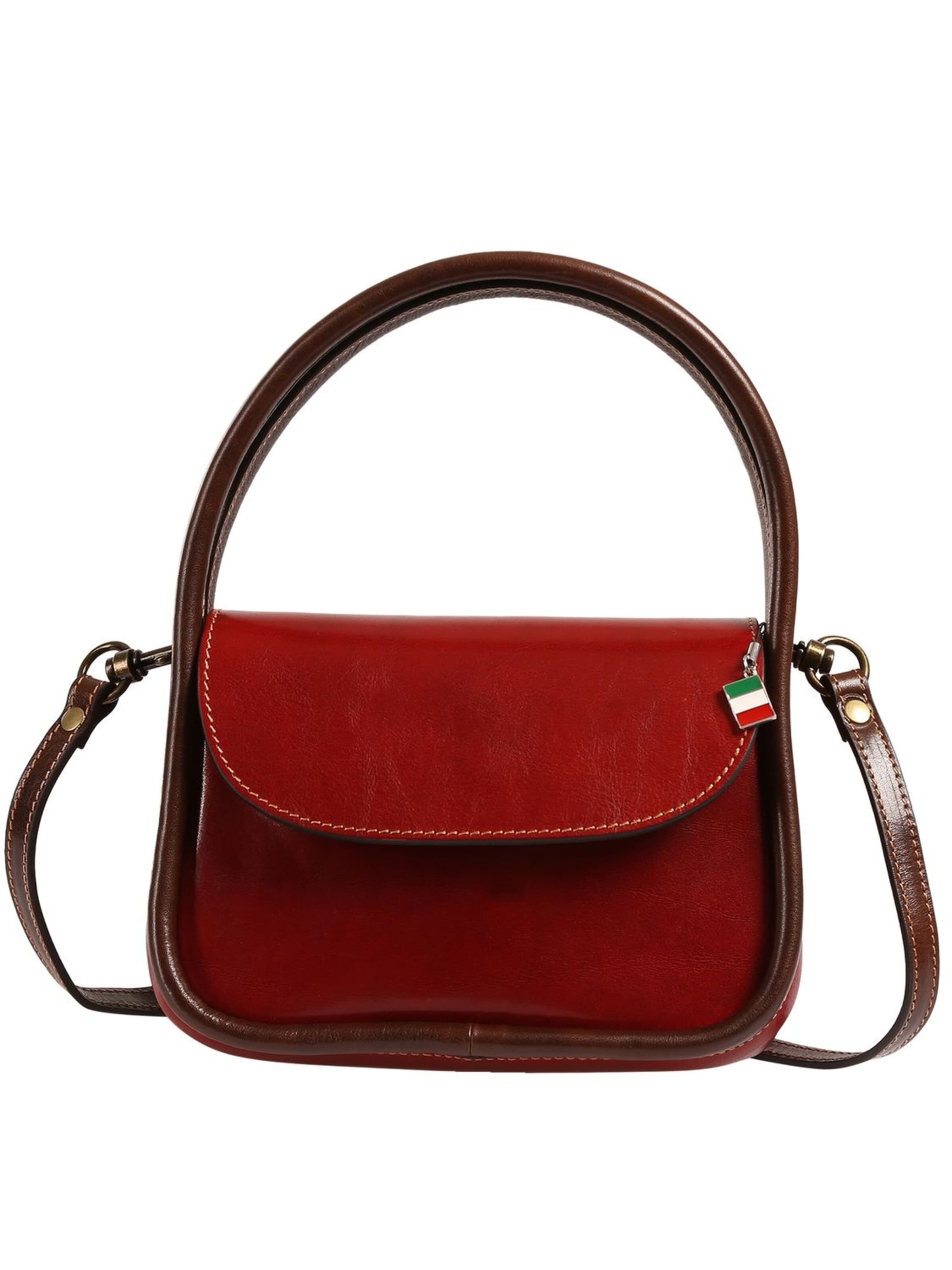 Borsa a mano di Florence in rosso: frontale
