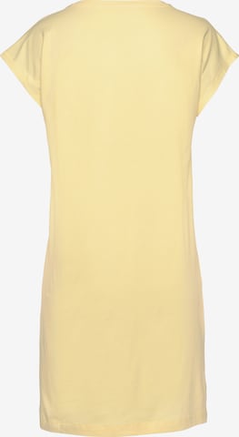 VIVANCE Bandeau Koszula nocna w kolorze żółty: tył