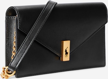 Sac à bandoulière Polo Ralph Lauren en noir : devant