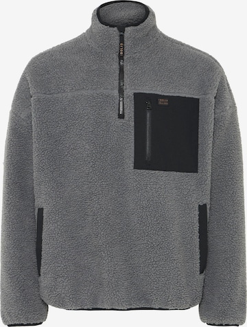 !Solid Plüsch-Troyer ' SDMCWAIN ' in Grau: Vorderseite