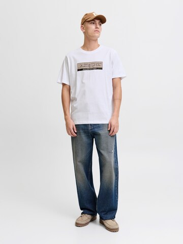 JACK & JONES T-Shirt 'JORINWOOD' in Weiß