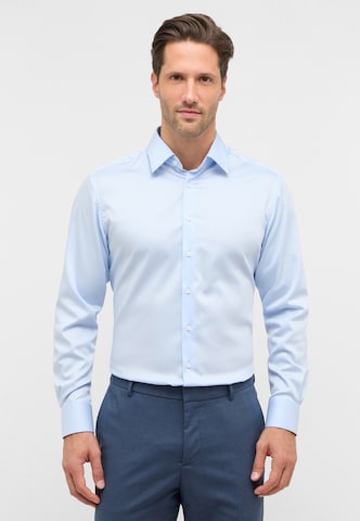 ETERNA Regular fit Zakelijk overhemd in Blauw: voorkant