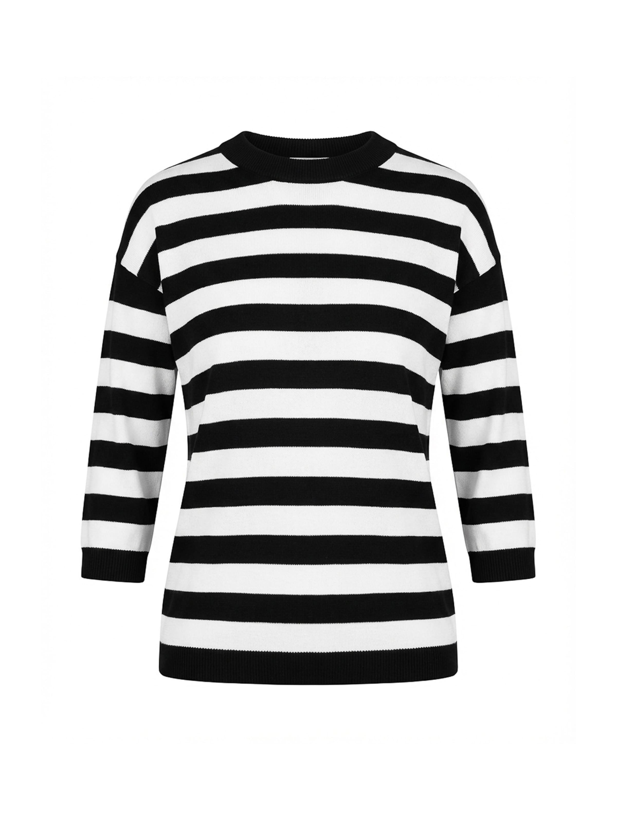 Guido Maria Kretschmer Women Pulover 'Lani' u crna / bijela, Pregled proizvoda