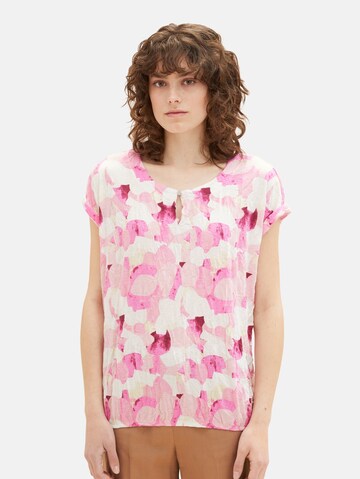 TOM TAILOR - Blusa em rosa: frente