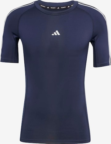 ADIDAS PERFORMANCE Функциональная футболка в Синий: спереди