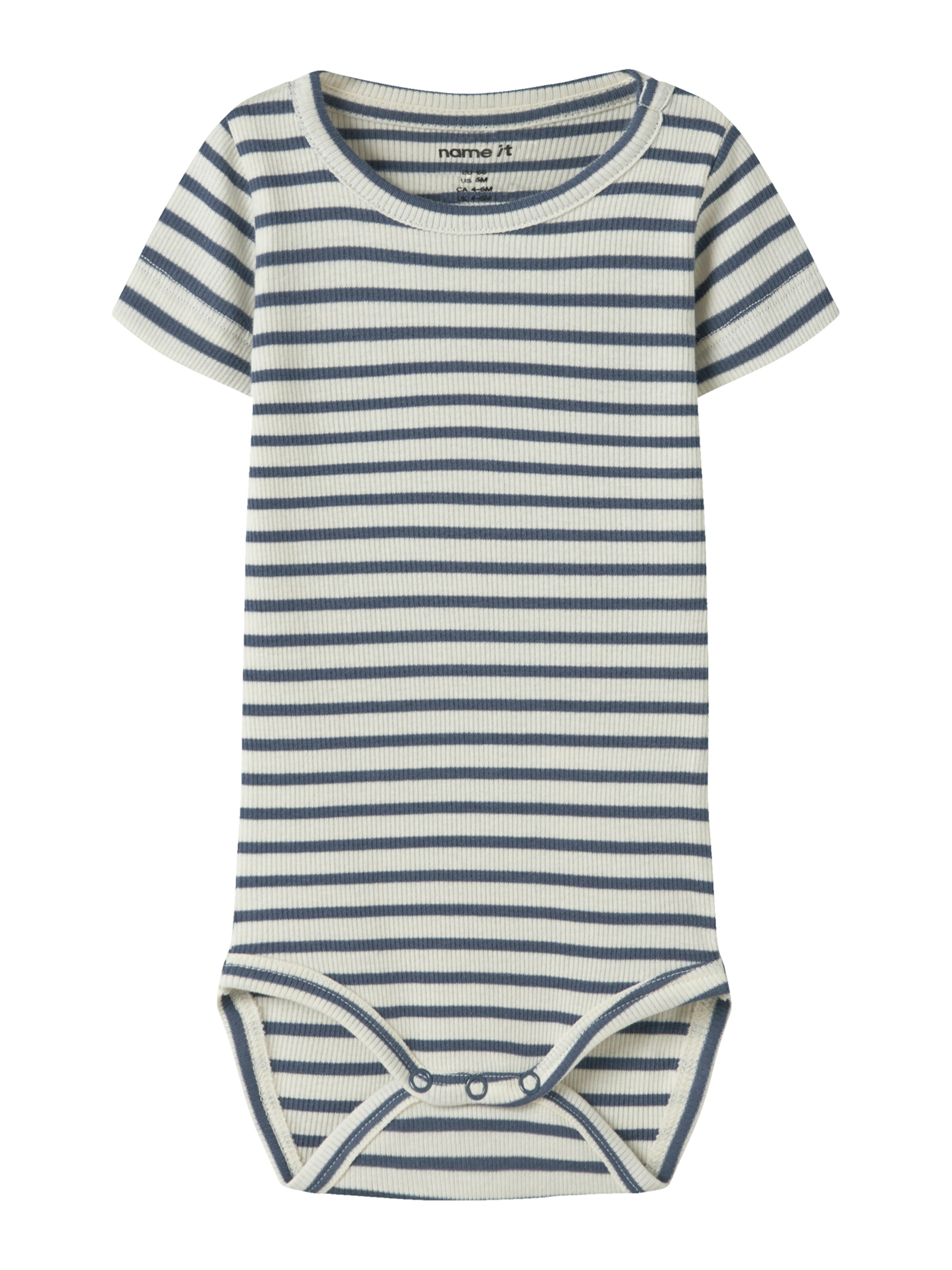 Tutina / body per bambino 'NBNBANI' di NAME IT in blu: frontale