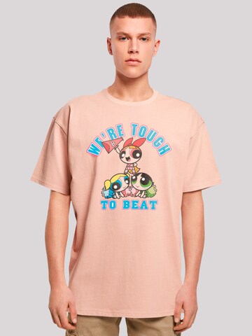 T-Shirt 'Powerpuff Girls Tough To Beat' F4NT4STIC en rose : devant