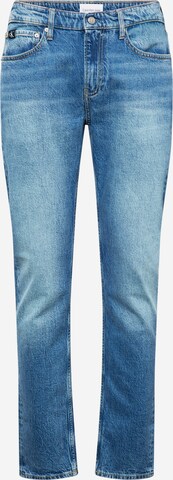 Calvin Klein Jeans Slimfit Jeans in Blauw: voorkant