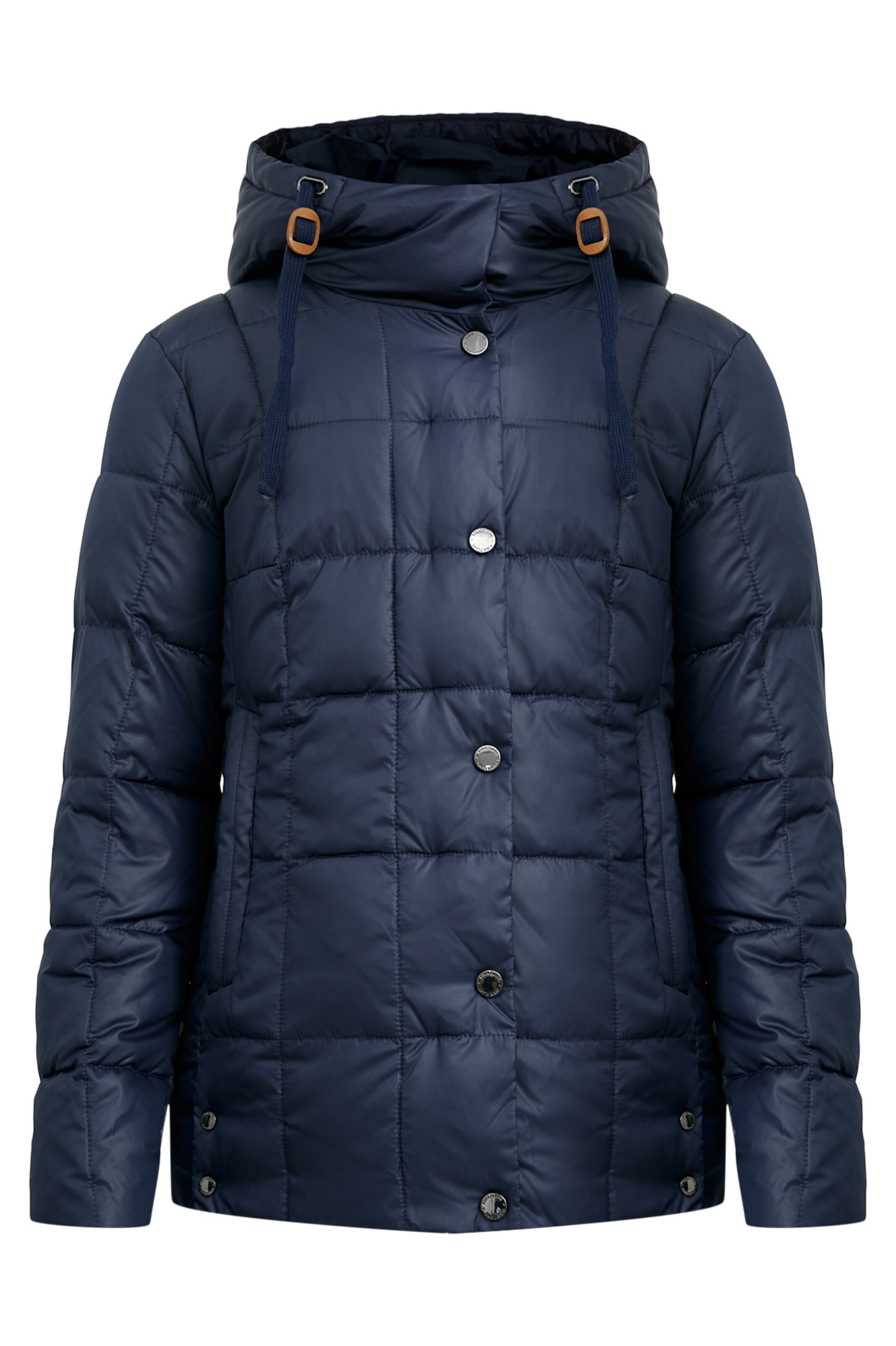 Finn Flare Steppjacke in Blau: Vorderseite
