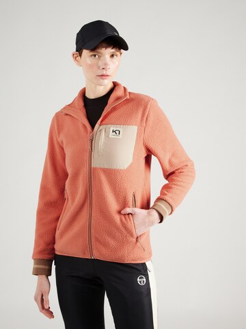 Kari Traa Fleece Jacket 'ROTHE' in Orange