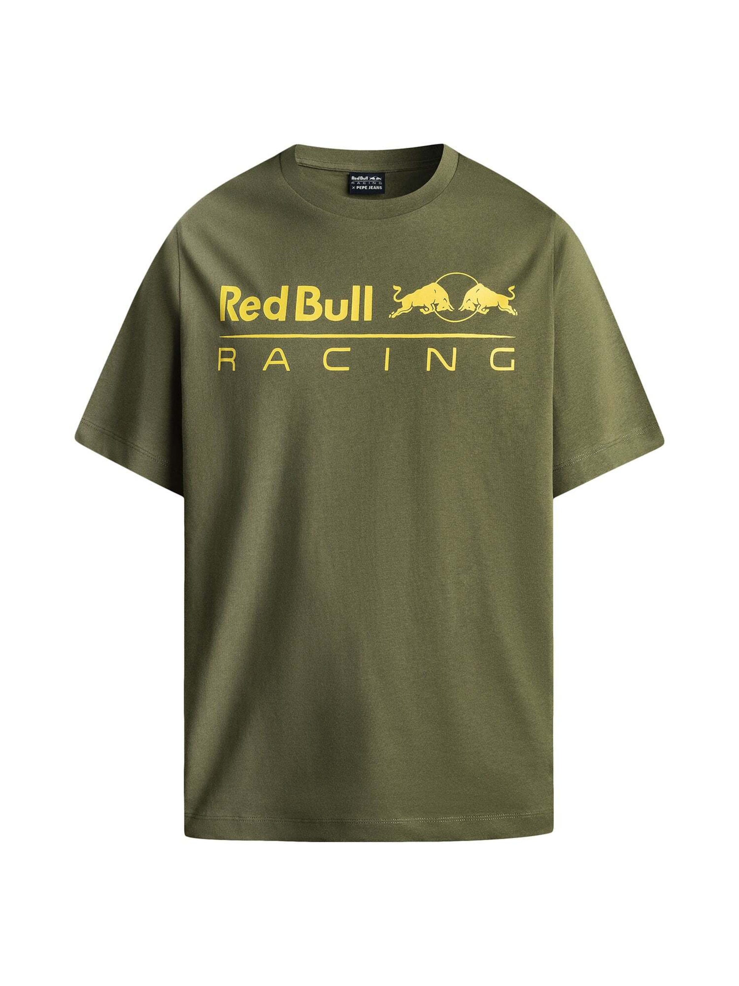 Red Bull Racing x Pepe Jeans Shirt 'TEAM LOGO' in Green: front