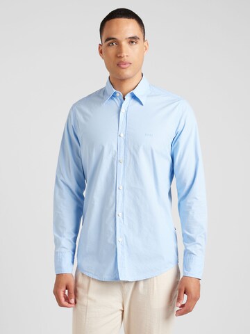 Regular fit Camicia 'Relegant' di BOSS in blu: frontale