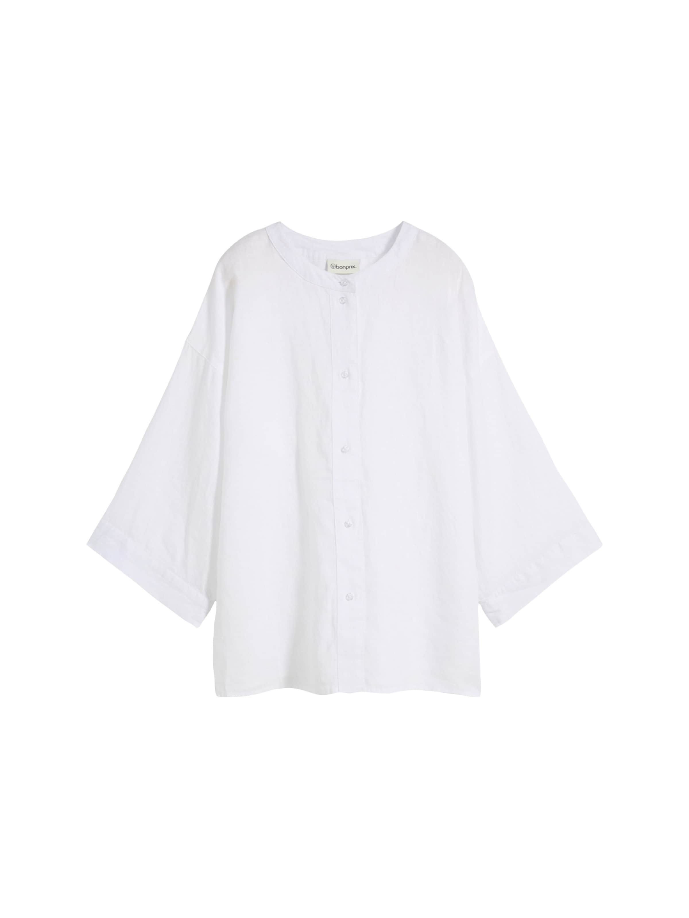 bonprix Bluse in Weiß: Vorderseite