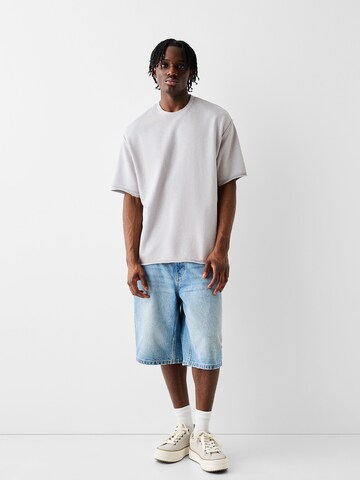 Bershka Shirt in Grau