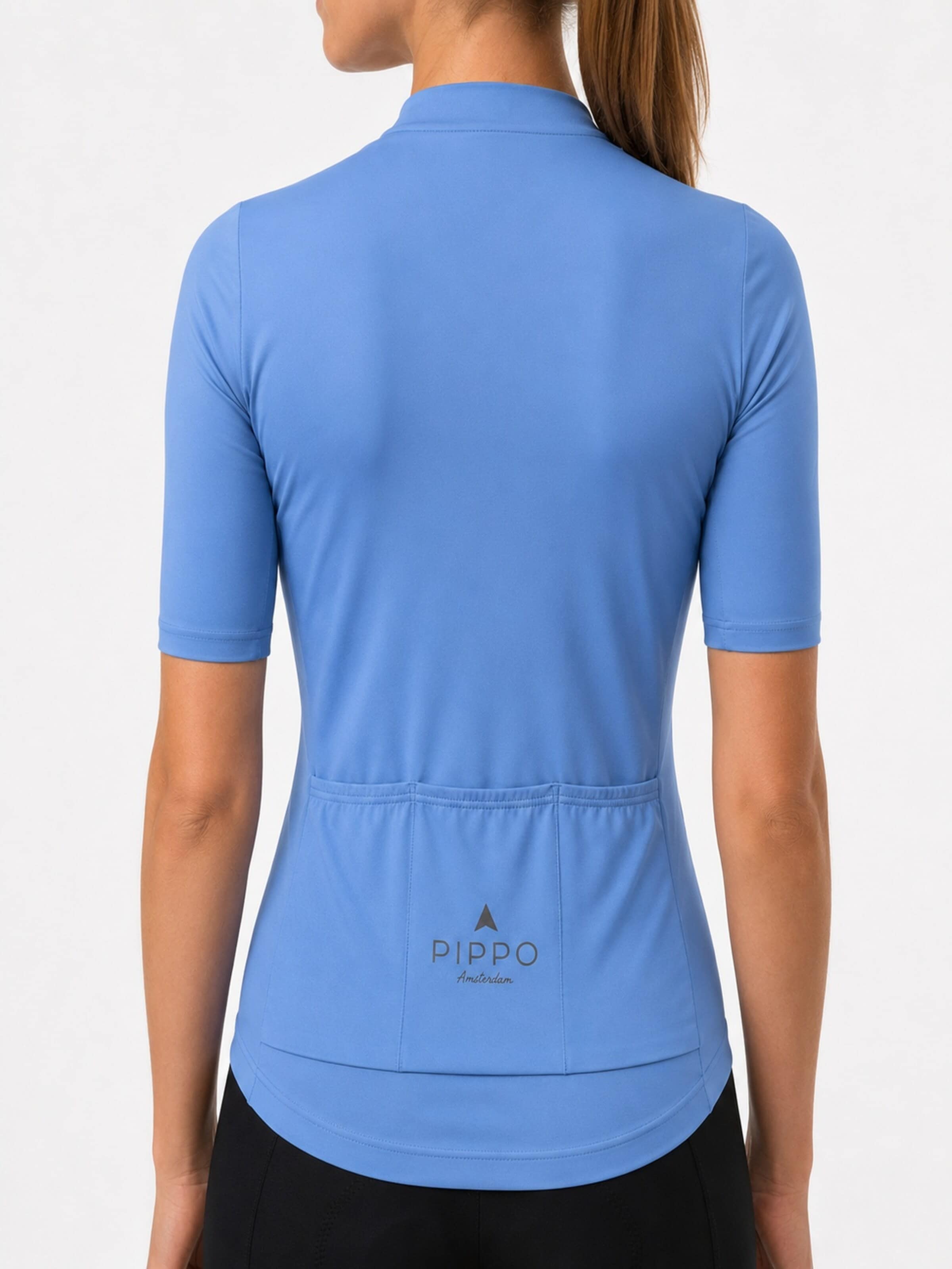PIPPO Amsterdam Tricot 'Rennradtrikot Damen Galibier' in Blauw