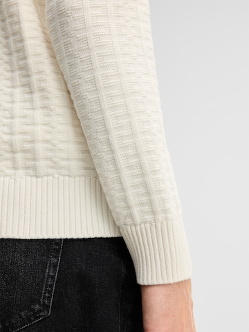 STRELLSON Pullover in Weiß