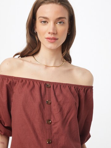 ABOUT YOU Blouse 'Gisa' in Bruin