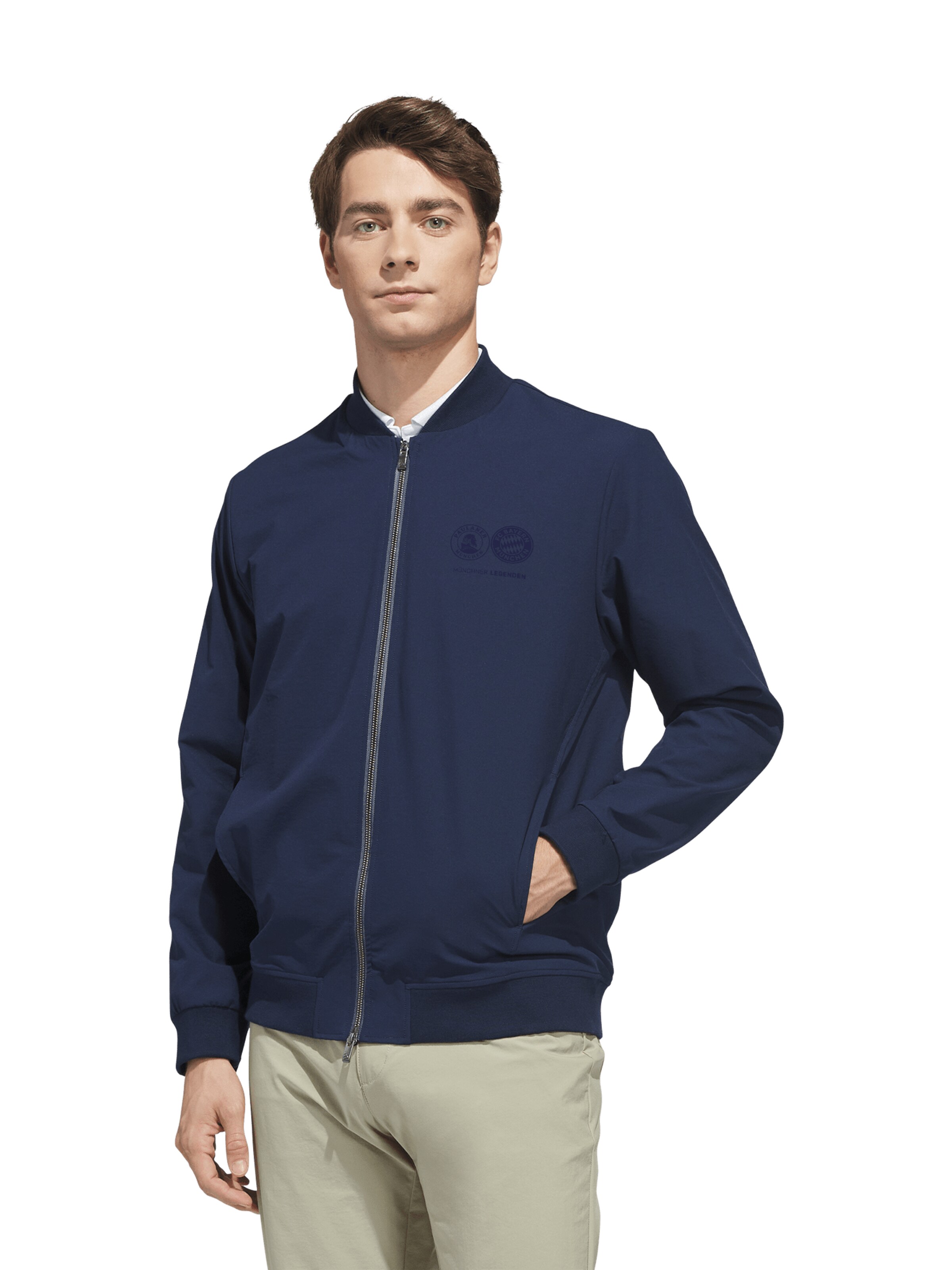 ADIDAS GOLF Jacke in Blau: Vorderseite