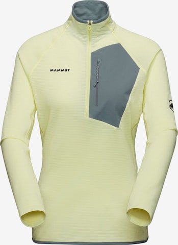 MAMMUT Funktionsshirt 'Aenergy Light' in Gelb: Vorderseite