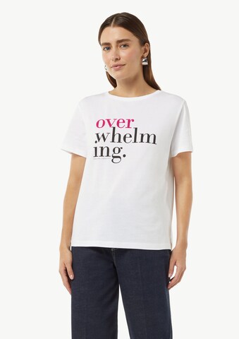 comma casual identity Shirt in Wit: voorkant