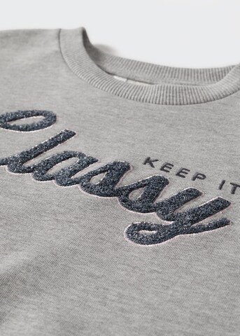 MANGO KIDS Sweatshirt 'Classy' in Grey