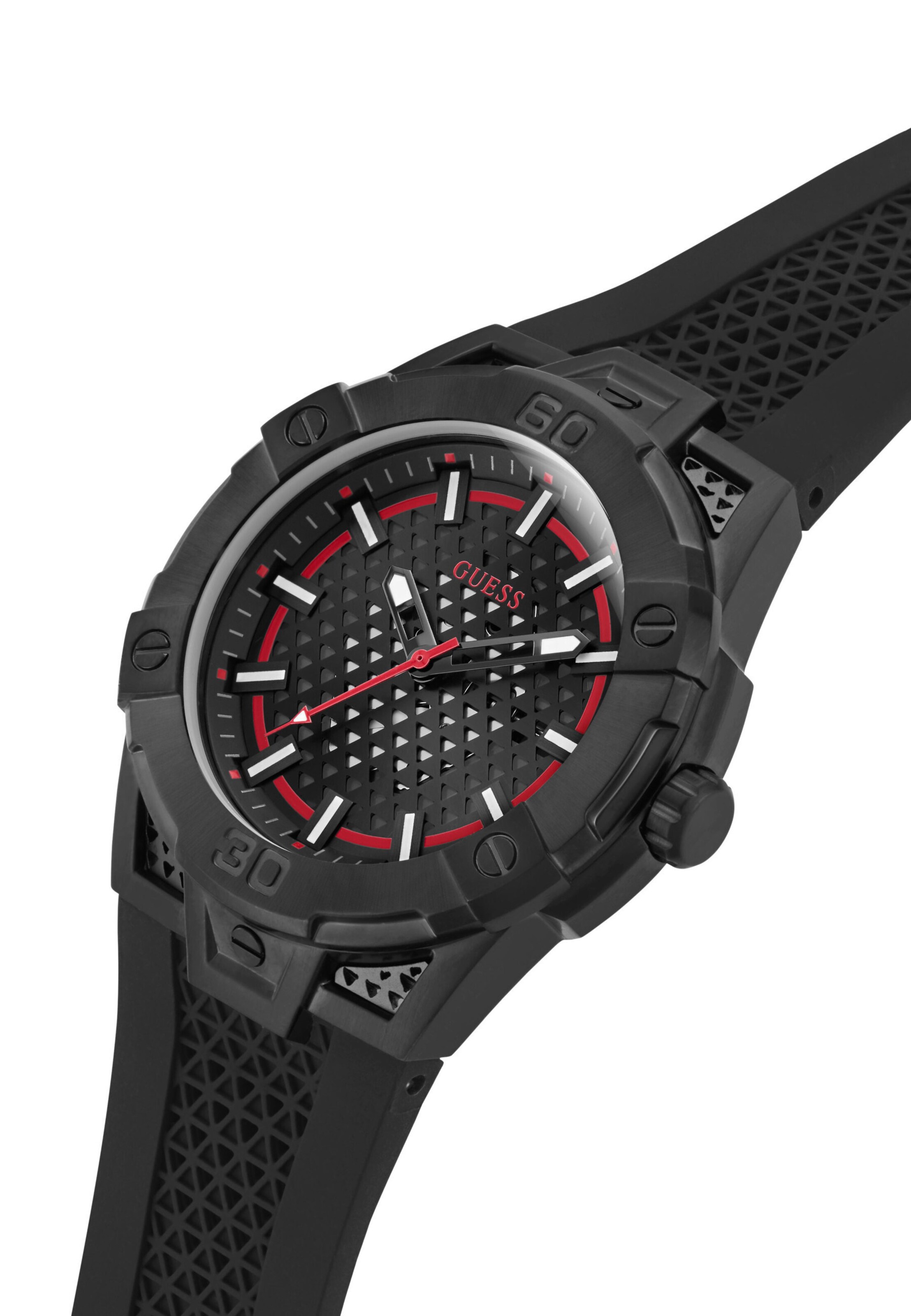 GUESS Analog watch 'NETWORK' in Black