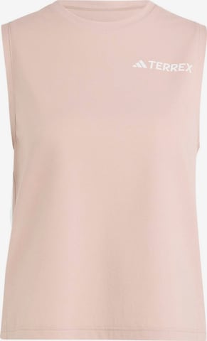 ADIDAS TERREX Спортен топ в розово: отпред