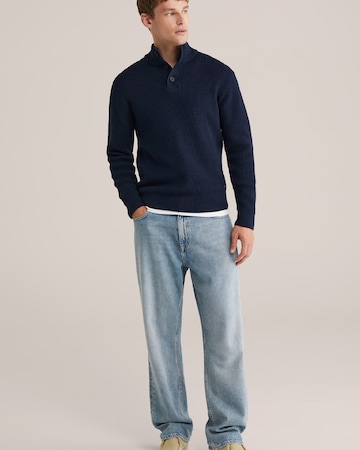 WE Fashion Sweater in Blue