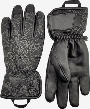 KESSLER Fingerhandschuhe in Schwarz: Vorderseite