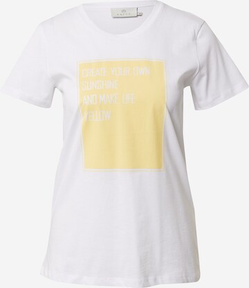 Kaffe T-Shirt 'Vita' in White: front