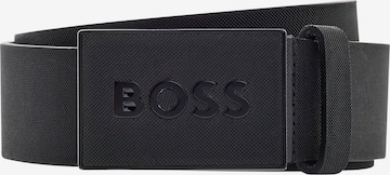 Ceinture BOSS en noir : devant