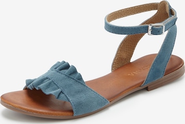 LASCANA Sandal in Blue: front