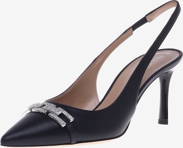 Baldinini Slingback Pumps in Black: front