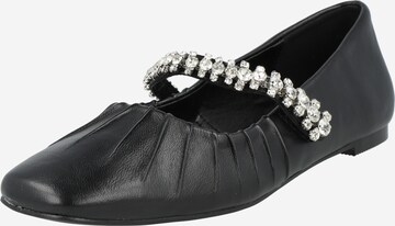 Ballerines à lanières 'Pascal' Dorothy Perkins en noir : devant