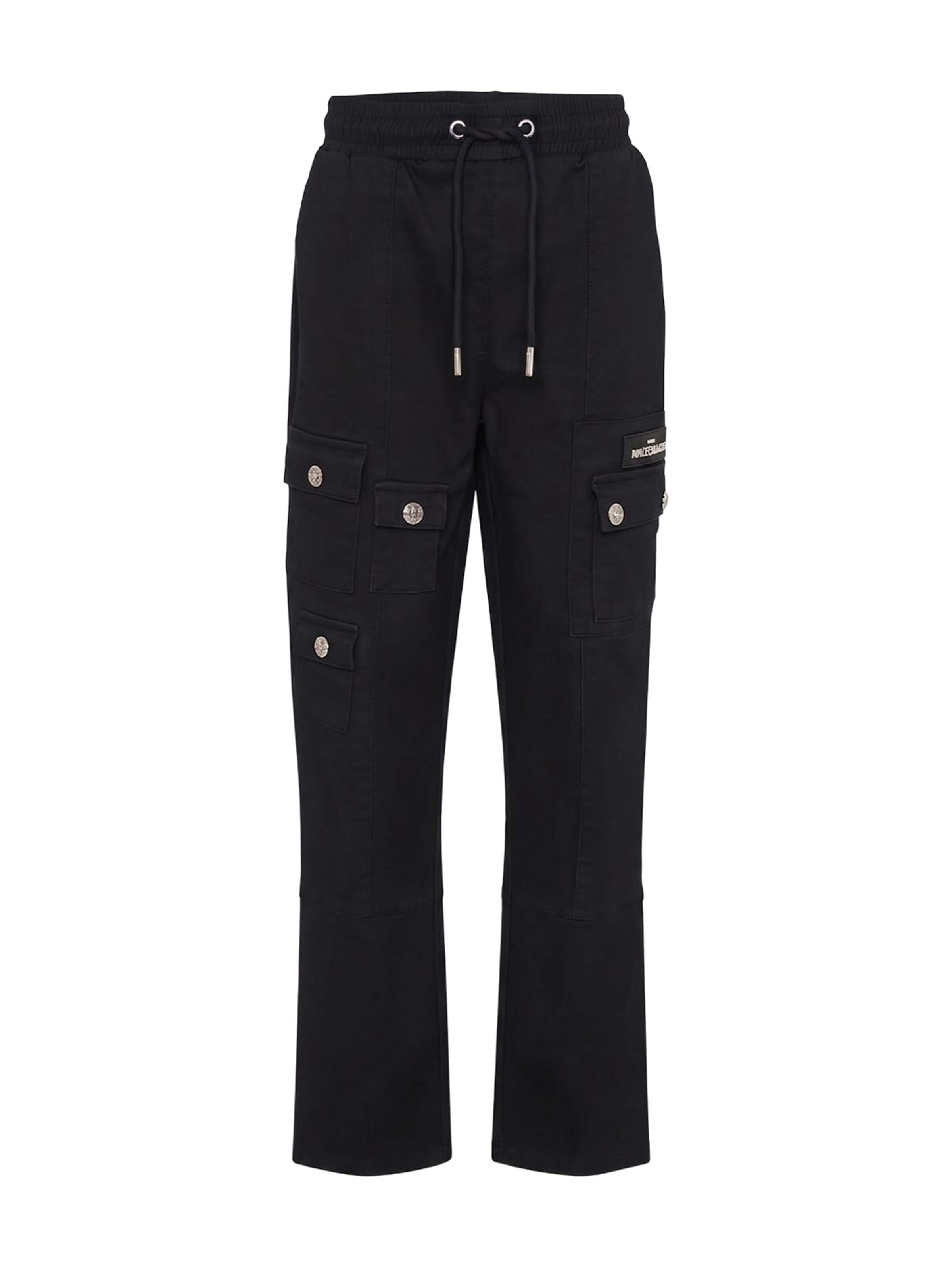 John Richmond Regular Hose‌‌‌‌‌‌ in Schwarz: Vorderseite