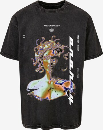 MJ Gonzales Shirt 'Medusa' in Zwart: voorkant