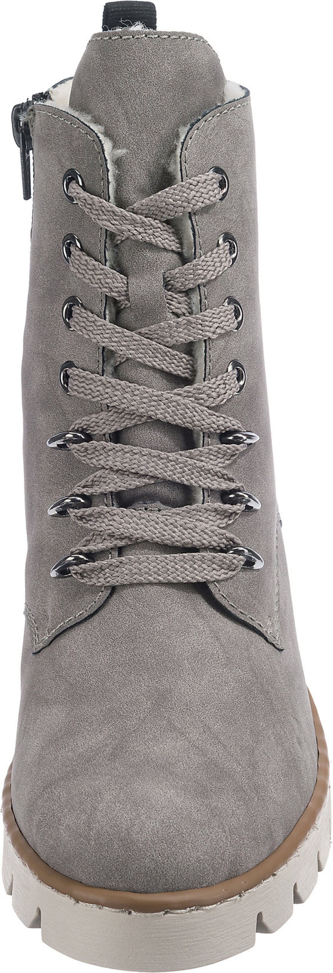 Rieker Schnürstiefelette in Grau