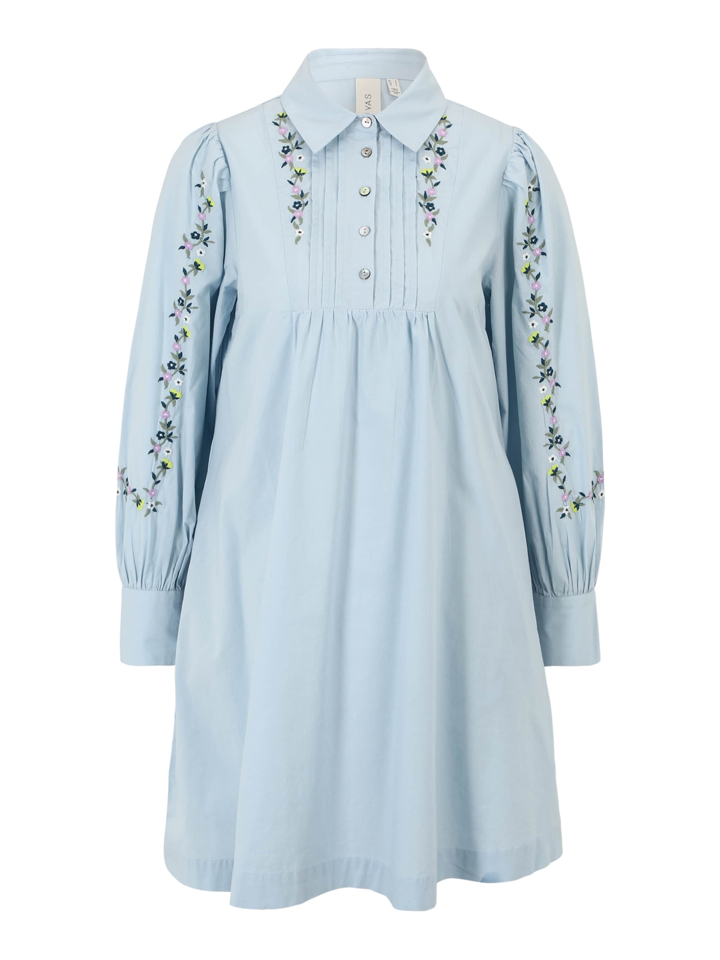 YAS Petite - Vestido camisero 'KENLY' en azul: frente